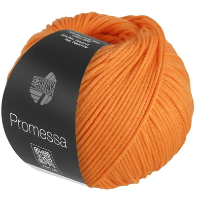 Produktbild von Lana Grossa PROMESSA 50 g weich gefülltes Schlauchgarn 125 m, Farbe:004 - Orange