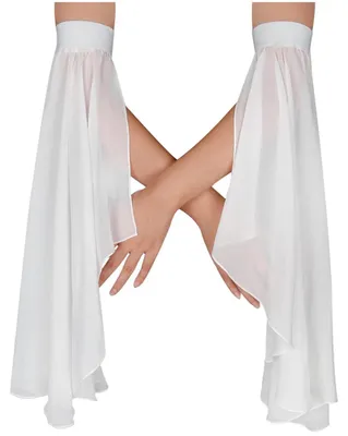 Produktbild von Handschuhe Damen Lange Spitze Schwarz Halloween Cosplay