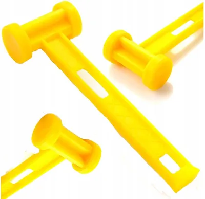 Produktbild von Meteor Camping-Heringhammer Gelb 26 cm Abzieher Haken