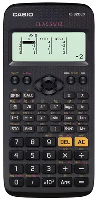 Zdjęcie produktu dla Casio FX-82DE X Taschenrechner Tasche Wissenschaftlicher Taschenrechner Schwarz (FX-82DEX-W-ET)