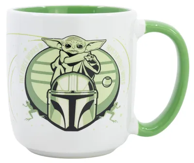 Mok 380 ml mit Grogu & Mandalorian Motiv in Geschenkbox