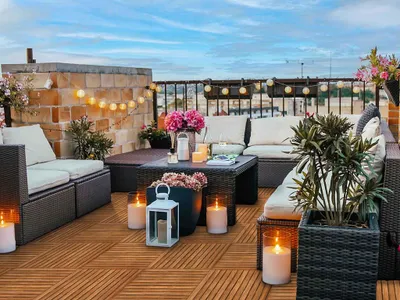 Produktbild von Terrassenfliese Bangkirai Holzfliese