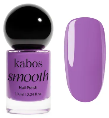 Zdjęcie produktu dla Kabos Smooth klasyczny lakier do paznokci fioletowy 12 Lilac 10 ml | Długotrwały