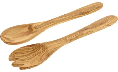 Produktbild von Salatbesteck Olivenholz.