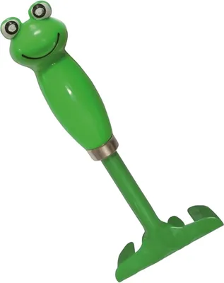 Produktbild von Klein Handrechen Für Kinder Garten Spielzeug Rechen Harke Stahl Grün Frosch 19cm