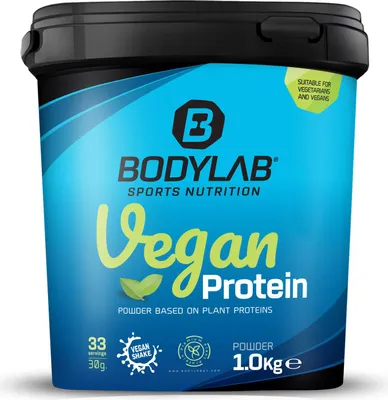 Produktbild von BODYLAB Vegan Protein - 1000g - Schokolade-Nougat