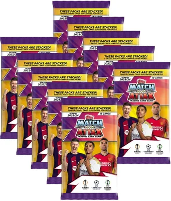 Produktbild von Champions League 2023/24 - Trading Cards - 10 Booster