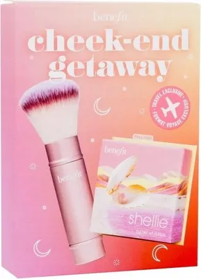 Image de Benefit Cheek-End Getaway set de blush poudre douce 6g + pinceau multi-tâches