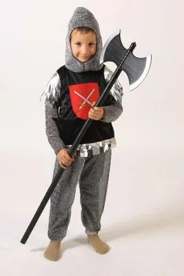 Produktbild von Ritterkostüm für Kinder Kinderkostüm Ritter Kostüm Gr. 98/104, 110/116, 122/128, 134/140, Größe:122/128