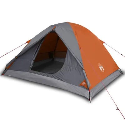 Produktbild von vidaXL Kuppel-Campingzelt 3 Personen Orange Wasserdicht