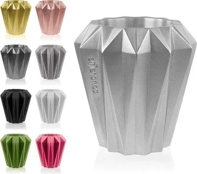 Productafbeelding van Famanu plantenpotten, betonlook, diameter 9 / 13 cm - 17 kleuren