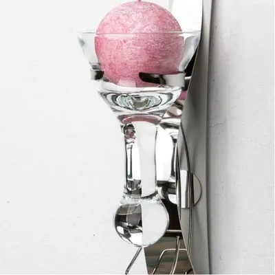 Produktbild von Tropfenglas Ersatzglas für Wandkerzenhalter H. 15cm D. 5cm aus Glas Formano