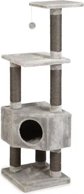 Produktbild von Beeztees Figado - Kratzbaum - grau - 40x40x135 cm