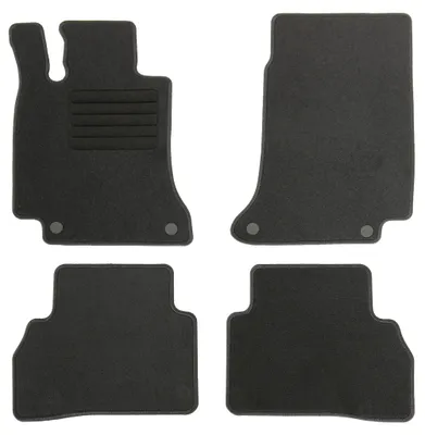 Fußmatten-Set für Mercedes C-Klasse W205/S205, 03/2014-06/2018, 4-teilig