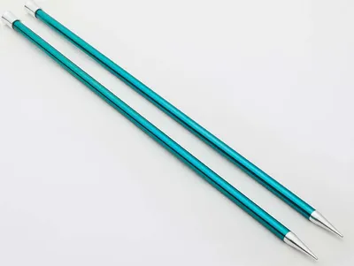 Produktbild von Jackenstricknadeln ZING 8,00 mm 35 cm smaragd 1 Paar