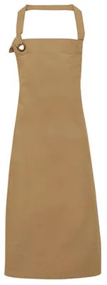 Image de Premier Workwear PR130 | Tablier Calibre Heavy Coton Canvas Bib Apron - Couleur : Kaki - Taille : One Size
