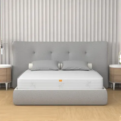 Image de Matelas en mousse à mémoire de forme pour lit simple, enrichi à l'aloé vera
