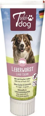 Produktbild von 12 x Tubi-DOG Tubi Dog Hundeleberwurst in der Tube 75g im 12er Set