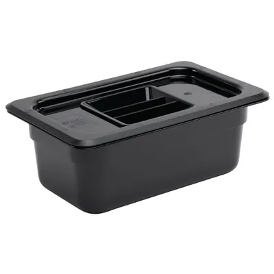 Produktbild von Vogue Gn-Behälter Gn1/4 Schwarz 100Mm
