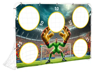 Produktbild von ModernHome DS8011 Fußball-Trainingstor 180 × 122 cm mit Zielplane