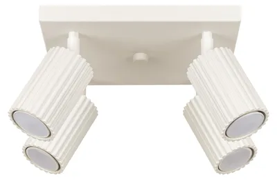 Produktbild von Plafond KARBON 4 beige 4xGU10 10W Aluminium 16.5x25x25cm Sollux Lighting