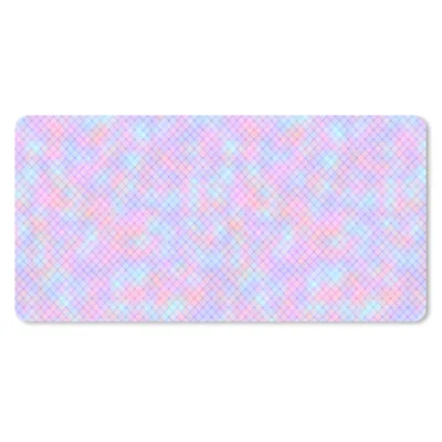 Produktbild von MuchoWow® Schreibtischunterlage Design - Geometrie - Rosa 80x40 cm - XXL Mauspad - Gaming Mauspad