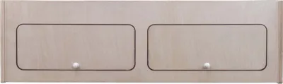 Zdjęcie produktu dla Szafka wisząca do przyczepy kempingowej i kampera, 120 cm x 35 cm x 35 cm, szafka wisząca do kampera, sklejka brzozowa, przegroda, meble, schowek, lekka, nieimpregnowana, ciche zamykanie, zatrzaski, nawiercone otwory, zestaw montażowy
