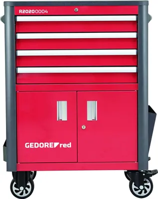 Produktbild von GEDORE red R20200004 Werkstattwagen WINGMAN 4 Schubladen 1034x724x470 mm, 3301688