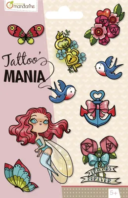 Produktbild von Avenue Mandarine 10x Tattoo' Mania, Fee - Mehrfarbig CC002O