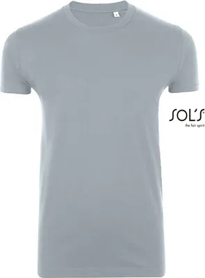 Produktbild von SOLs 00580 | Imperial Fit Herren T-Shirt - Farbe: Pure Grey - Größe: S
