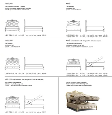 Produktbild von Luxus Chesterfield Bett Betten Polsterbett Doppel Italienisches Schlafzimmer Neu