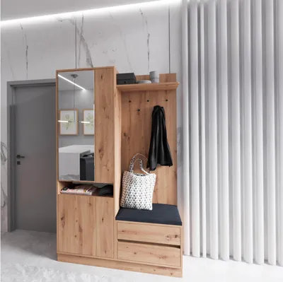 Produktbild von ARTI Garderobe mit Spiegel und Schubladen