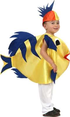 Produktbild von Atosa Kinder Fischkostüm Gelb 7-9 Years Kinder Gelb 7-9 Years