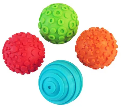 Immagine prodotto di EDUPLAY 370065 Palline sensoriali da modellare, 4 pezzi (1 set)