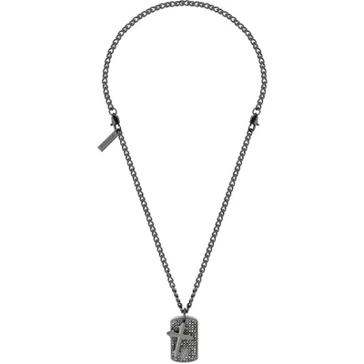 Produktbild von Vigor Dog Tag Kette aus Edelstahl mit Kreuz von Police, IP Gun