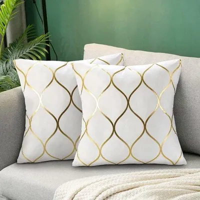 Produktbild von Samtkissenbezüge – s Design – Set aus 2 Stück – 40x40 cm