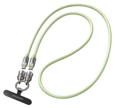 Produktbild von UGREEN L508 USB-C Kabel 60W 1.2m (grün)