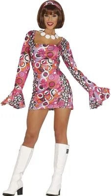 Produktbild von Kostüm Outfit Kleid Bunt Disco 80er Jahre, M