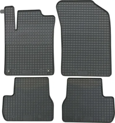 Produktbild von für Citroen C3 ab 12/2009-10/2016 Passform Fußmatten PETEX Gummimatten 4-teilig schwarz Allwettermatten Gummifußmatten