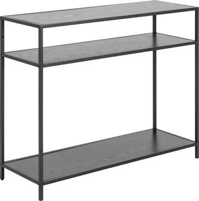 Immagine prodotto di Consolle Sea 35x100cm 2 ripiani nero.