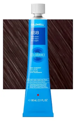 Produktbild von Goldwell Colorance 6SB Silber Braun 60 ml, Braun, 6SB, Silver Brown, Unisex, 60 ml, Alle Haare