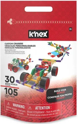 Produktbild von K'nex Bauset Fahrzeuge - Custom Cruisers 105-teilig mit Aufbewahrungstasche