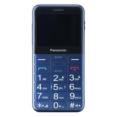 Produktbild von Mobiltelefon für ältere Erwachsene Panasonic Corp. KX-TU150 TFT LCD Dual SIM Blau