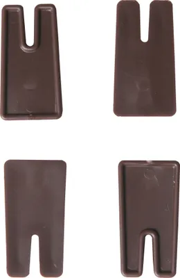 Obrázek produktu pro Plastia vyrovnávací nožičky Siesta čokoládové - 4 ks