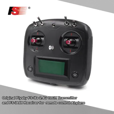 Obrázek produktu pro Flysky FS-i6s 2.4G 10CH AFHDS 2A vysílač s dotykovou obrazovkou s přijímačem FS-iA6B 6CH pro dálkově ovládané letadlo vrtulník multikoptéra na dálkové ovládání