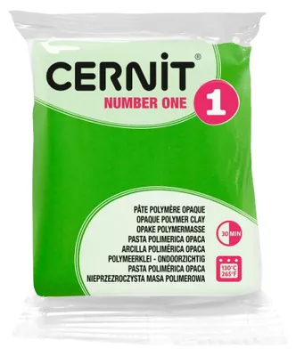 Image de Cernit,pâte à modeler,vert clair, 56 g