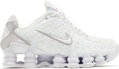 Produktbild von Nike Shox TL White Metallic Silver Max Orange - EU: 45.5