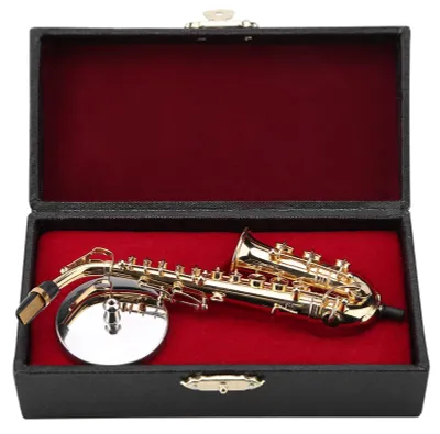 Produktbild von Miniatur-Saxophon-Dekoration für Musikliebhaber