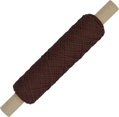 Produktbild von Schmuckschnur Perlenschnur 0,5mm x 100m Perlenfaden Polyester, Festigkeit 80N, Farbauswahl, Farbe:braun