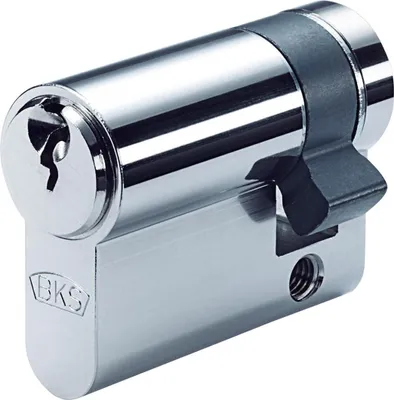 Produktbild von BKS Profil-Halbzylinder B 8891 0102 Länge 31mm Messing vernickelt Servicezylinder - B 8891 0102